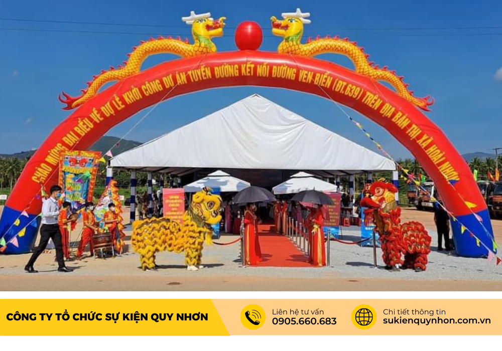 Cho thuê cổng hơi sự kiện tại Quy Nhơn Bình Định