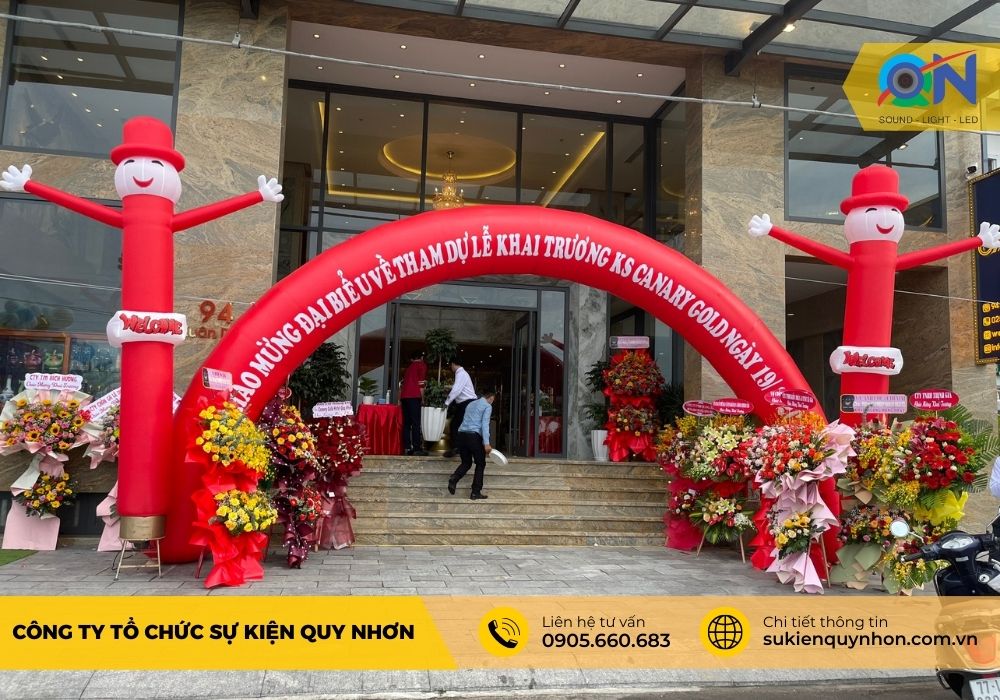 Cho thuê cổng hơi sự kiện tại Quy Nhơn Bình Định